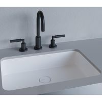 Раковина Salini Marea 55 09 1802209M Белая матовая — фото 2, Раковины встраиваемые снизу