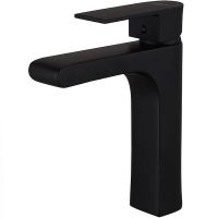 Смеситель для раковины Melodia della vita Waltz MDV30120bk Черный матовый — фото 1, Смесители для раковины