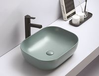 Товар: Раковина-чаша CeramaLux 50 78104MLG-6 Зеленая - фото 2 Раковина-чаша CeramaLux 50 78104MLG-6 Зеленая — фото 2, Раковины