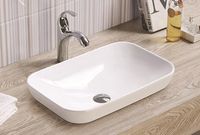 Товар: Раковина CeramaLux 50 E408D Белая глянцевая - фото 3 Раковина CeramaLux 50 E408D Белая глянцевая — фото 3, Раковины