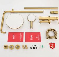 Товар: Душевая система Raglo R20.24.03 Золото матовое - фото 32 Душевая система Raglo R20.24.03 Золото матовое — фото 32, Душевые системы