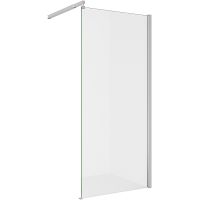 Душевая перегородка Alex Baitler 120 AB29120S1 профиль Хром стекло прозрачное — фото 1, Душевые перегородки