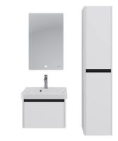 Товар: Тумба Luxury, 55 см, подвесная, 1 ящик, белый матовый - фото 6 Тумба Luxury, 55 см, подвесная, 1 ящик, белый матовый — фото 6, Тумбы под раковину