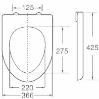 Сиденье для унитаза Horke O-1040C 01471040 с Микролифтом — фото 2, Сиденья для унитаза
