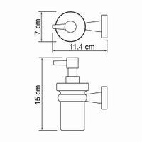 Lippe K- Дозатор для жидкого мыла арт-6599 — фото 4, Дозаторы
