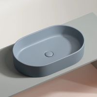 Раковина-чаша Ceramicanova Element 61 CN6048MHL Серо-голубая матовая — фото 8, Раковины
