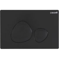 Клавиша смыва Creavit Spa GP7002.02 Черная — фото 1, Кнопки смыва