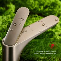 Товар: Смеситель для раковины Raglo R21.10.09 Графит матовый - фото 5 Смеситель для раковины Raglo R21.10.09 Графит матовый — фото 5, Смесители для раковины