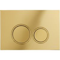 Клавиша смыва Iberica Blanca Esti-O IB.B082.006.001 Золото глянцевое — фото 1, Кнопки смыва