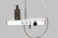 Душевая система Orans OLS-7573H 7573000 с термостатом Хром — фото 5, Душевые стойки