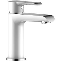 Смеситель для раковины Rossinka W35-12 Белый Хром — фото 1, Смесители для раковины