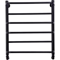 Водяной полотенцесушитель Comfysan Puro W-6 60x50 012908 Черный матовый — фото 3, Водяные полотенцесушители