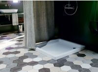 Товар: Душевой поддон (с ножками) из литого мрамора 90*90 квадратный, гладкое дно - фото 5 Душевой поддон (с ножками) из литого мрамора 90*90 квадратный, гладкое дно — фото 5, Акриловые душевые поддоны