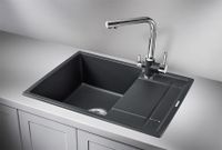 Товар: Granula-6501, ЧЁРНЫЙ, кухонная мойка, кварц - фото 2 Granula-6501, ЧЁРНЫЙ, кухонная мойка, кварц — фото 2, Кухонные мойки