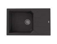 Мойка для кухни ALVEUS GRANITAL RECORD 40 G91 CARBON в комплекте с сифоном 1130548 — фото 1, Кухонные мойки