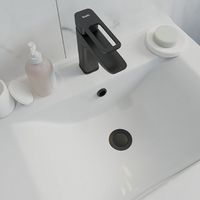 Донный клапан Iddis Slide SLIB000i88 Черный — фото 2, Раковины и столешницы. Выпуски для умывальников