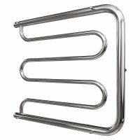 Водяной полотенцесушитель Point Фокстрот PN25666P 600x600 с полкой Хром — фото 6, Водяные полотенцесушители