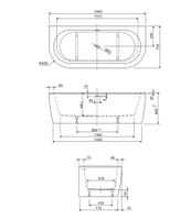 Товар: Акриловая ванна CEZARES SLIM WALL-180-80-60-NERO-SET - фото 4 Акриловая ванна CEZARES SLIM WALL-180-80-60-NERO-SET — фото 4, Ванны
