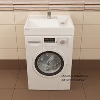 Раковина СанТа Юпитер 60 900117 на стиральную машину Белая — фото 2, Раковины на стиральную машину