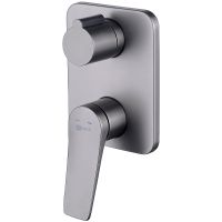 Смеситель для душа Lemark Bronx LM3727GM Графит — фото 1, Смеситель для душа