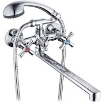 Смеситель для ванны G-Lauf QFR7-C722 универсальный Хром — фото 1, Смеситель для ванны