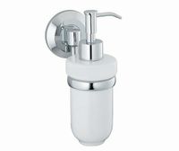 Аксесс Rhein K-6299C Дозатор жидкого мыла, навесной (блистер), КЕРАМИКА, хром, WasserKRAFT — фото 3, Дозаторы