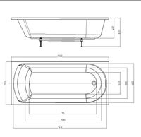 Товар: Акриловая ванна Azario Adelina 170х75 AV.0010170 без гидромассажа - фото 3 Акриловая ванна Azario Adelina 170х75 AV.0010170 без гидромассажа — фото 3, Акриловые ванны