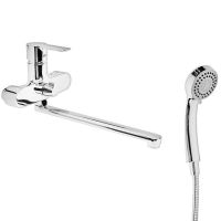 Смеситель для ванны Accoona H08 A7108 универсальный Хром — фото 1, Смеситель для ванны