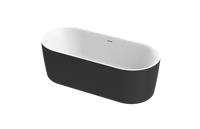 Акриловая ванна CEZARES METAURO-INT-Central-180-80-60-B-W-MATT — фото 1, Акриловые ванны