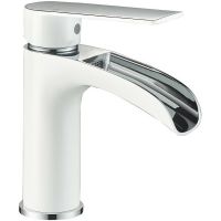 Смеситель для раковины Haiba HB13505-8 Белый Хром — фото 1, Смесители для раковины