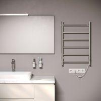 Электрический полотенцесушитель Aringa Честер 80x50 AR03014CH Хром — фото 3, Электрические полотенцесушители