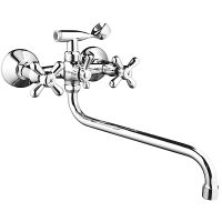 Смеситель для ванны Accoona H72 A7372 универсальный Хром — фото 1, Смеситель для ванны