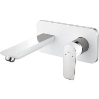 Смеситель для раковины Iddis Cloud CLOSB00i65 Белый Хром — фото 1, Смесители для раковины