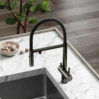 Смеситель для кухни Sancos Imola SC4010GG Вороненная сталь Черный — фото 2, Смесители для кухни