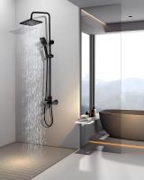 Душевая система Boch Mann Chika B BM9968 Черная матовая — фото 3, Душевые стойки