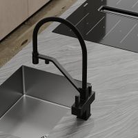 Смеситель для кухни Sancos Loro SC4007MB Черный матовый — фото 2, Смесители для кухни