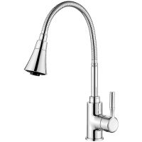 Смеситель для кухни Accoona A4890-4 Хром — фото 1, Смесители для кухни