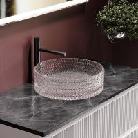 Раковина-чаша Ceramicanova Cristal 36 CN6061 Розовая — фото 18, Раковины накладные