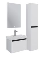 Товар: Тумба Luxury, 55 см, подвесная, 1 ящик, белый матовый - фото 5 Тумба Luxury, 55 см, подвесная, 1 ящик, белый матовый — фото 5, Тумбы под раковину