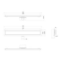 Товар: Душевой лоток ALMAes Arianda 110 AR110CH с двухсторонней решеткой Нержавеющая сталь - фото 9 Душевой лоток ALMAes Arianda 110 AR110CH с двухсторонней решеткой Нержавеющая сталь — фото 9, Душевые лотки