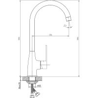 Товар: Смеситель для кухни ESKO Belgrade BD 519 Хром - фото 4 Смеситель для кухни ESKO Belgrade BD 519 Хром — фото 4, Смесители для кухни