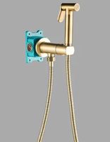 Гигиенический душ со смесителем ALMAes Agata AL-877-09 Бронза — фото 10, Гигиенические души