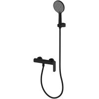 Смеситель для душа AQUAme Monza AQM6313MB Черный матовый — фото 1, Для душа и ванны