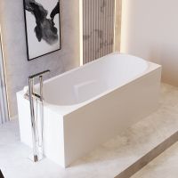 Акриловая ванна Corpa Nera Santi 160x75 CN05057WH без гидромассажа — фото 3, Акриловые ванны