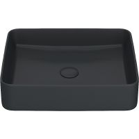 Раковина-чаша Iddis Slide 47 SLIBM02i27 Черная матовая — фото 6, Раковины накладные