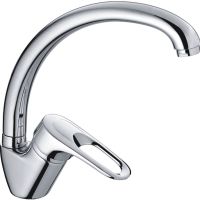 Смеситель для кухни Haiba HB4104 Хром — фото 1, Смесители для кухни