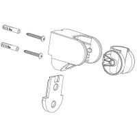 Держатель для лейки Milardo 360CP00M53 Хром — фото 3, Комплектующие для душевого оборудования