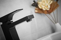 Смеситель для раковины Rose R10H R1001H-1 Черный матовый — фото 9, Смесители для раковины