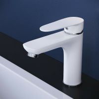 Смеситель для раковины Aringa Рейн AR02008WH Белый — фото 2, Смесители для раковины