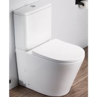 Унитаз компакт CeramaLux 2179XMW Белый матовый с бачком и сиденьем Микролифт — фото 1, Напольные унитазы